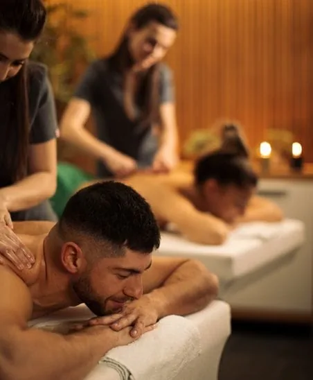 Couples massage suite at Golden VIP Spa Al Khuwair