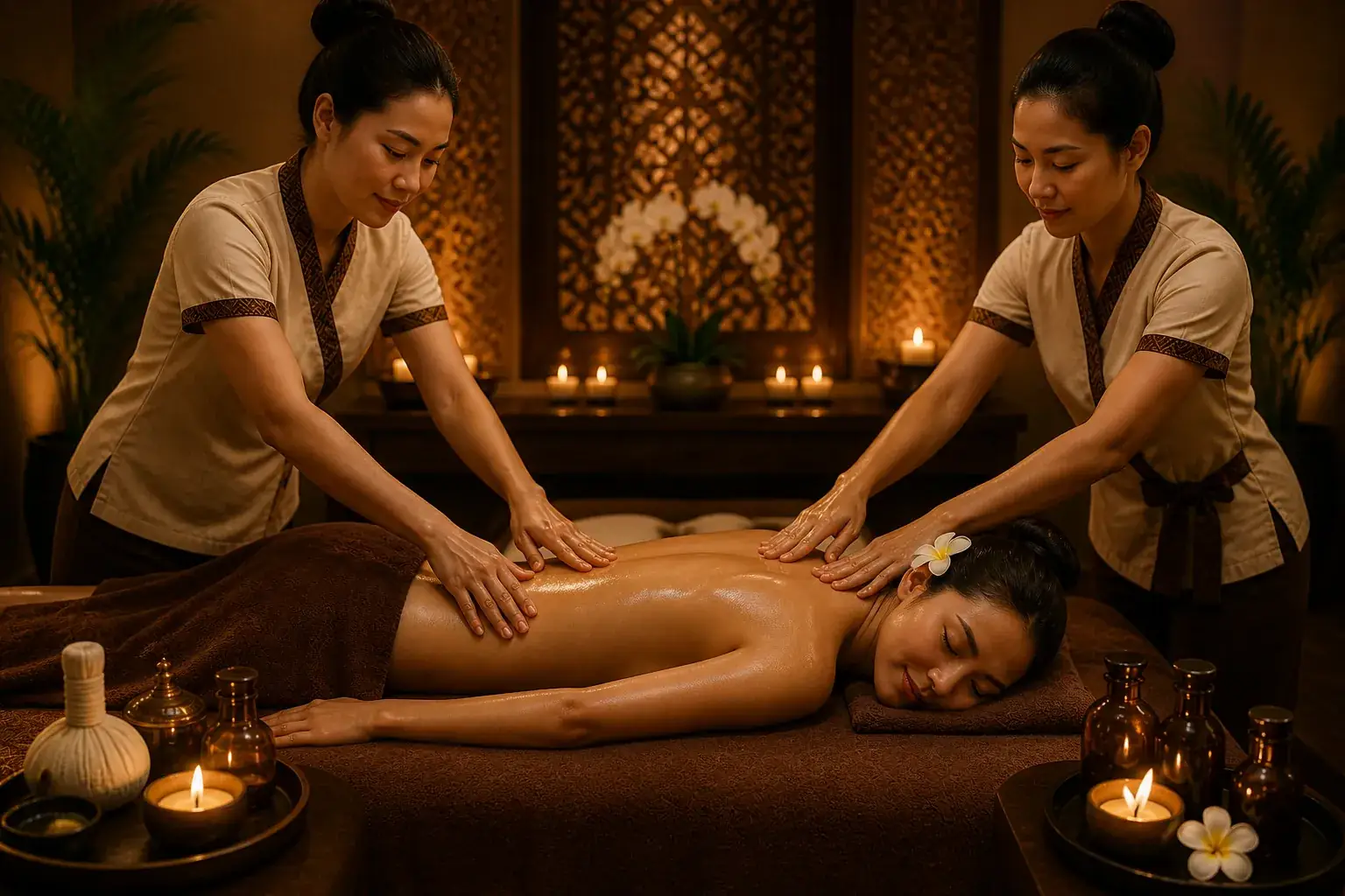 4 hand massage in Muscat